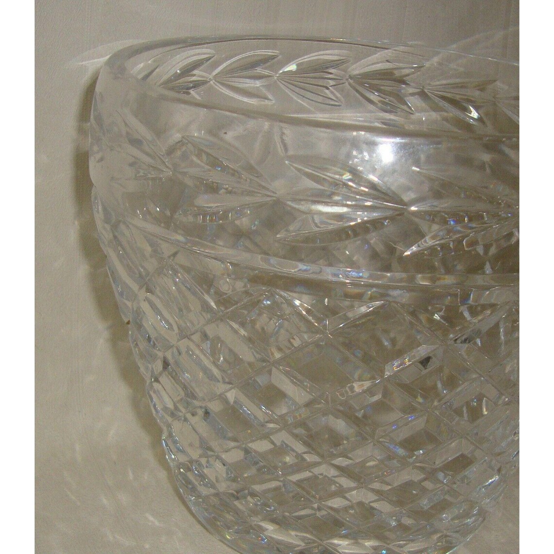 Waterford Crystal Bowl Vase Ice Bucket Diamond Cut Glandore Etsy