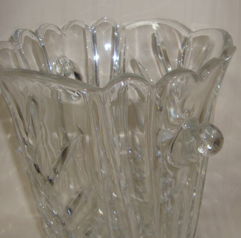TOWLE Crystal Vase Ice Bucket Full Lead Crystal Made in Slovakia Etsy