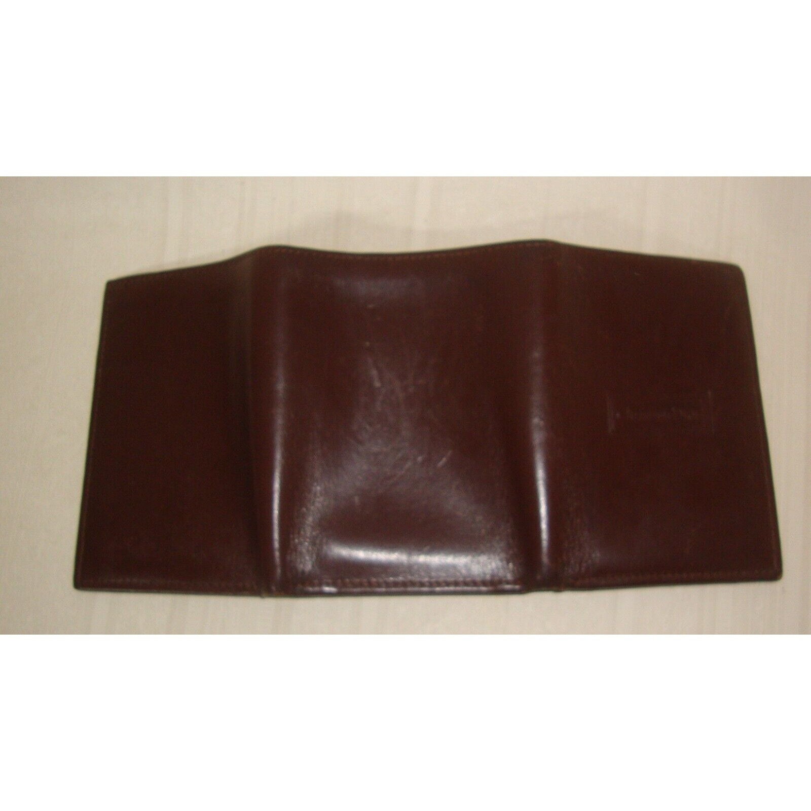 AUTH CHRISTIAN DIOR VINTAGE LEATHER COMPACT WALLET PREOWNED