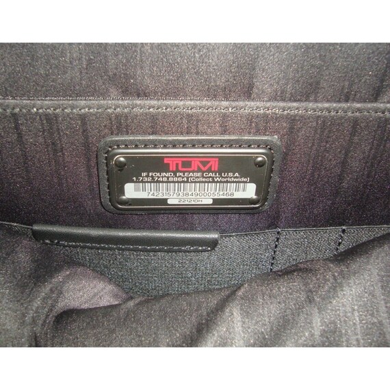 Tumi Black Nylon Carry On Expandable Luggage Lapt… - image 9