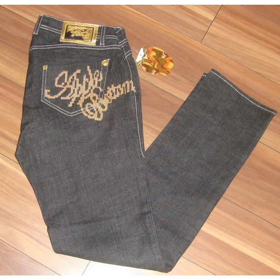 Apple Black With Detail Pockets Jeans Size - Israel