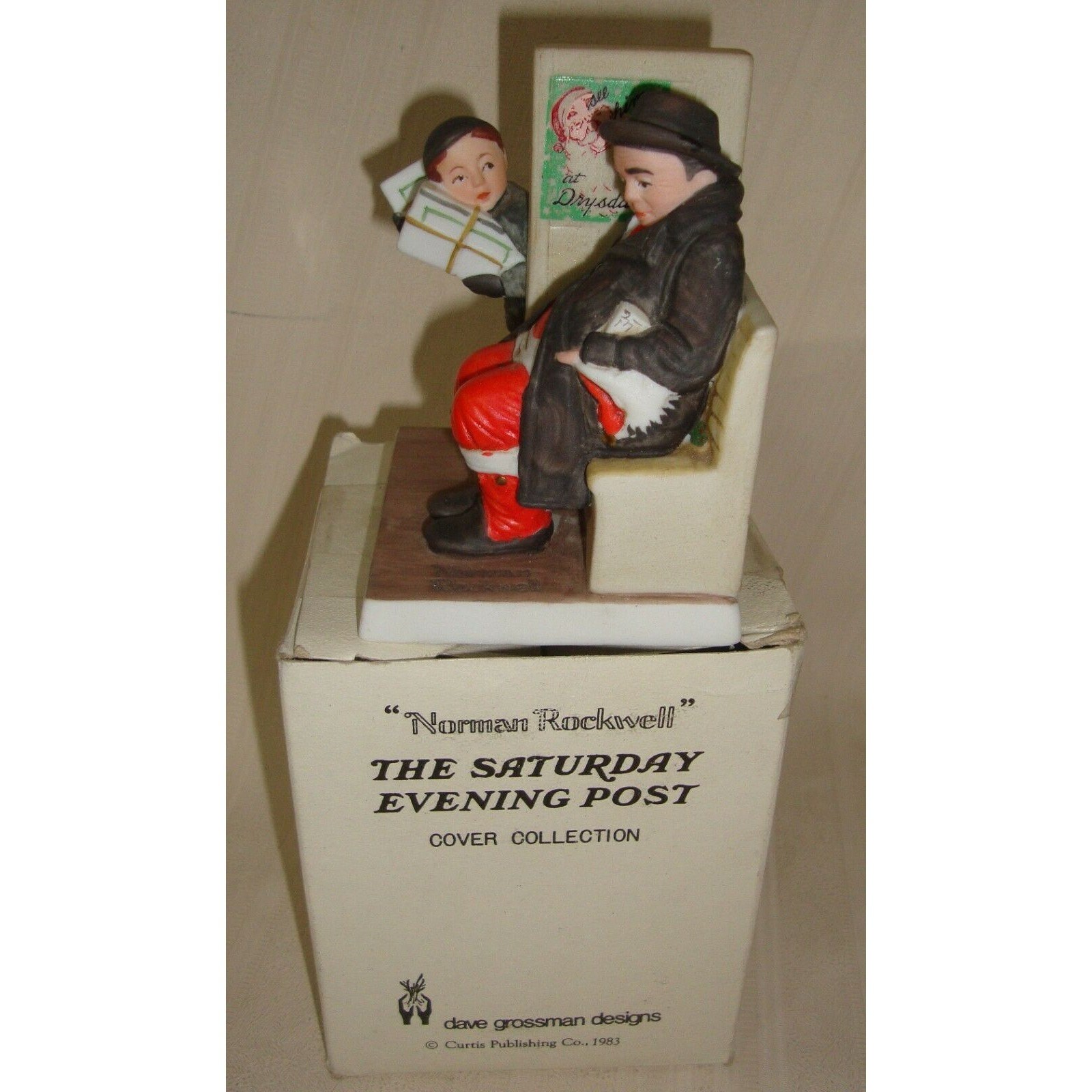 Norman Rockwell Santa on Train Figurine NR-245 by Dave - Etsy