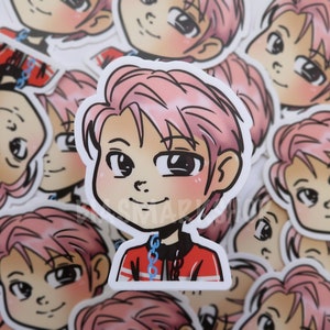 NCT Taeyong Chibi Aufkleber | NCT127 Lee Taeyong Neozone wasserdicht kpop Aufkleber