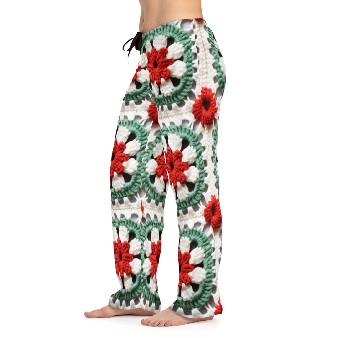 Christmas Granny Square Crochet Cottagecore Winter Classic Etsy