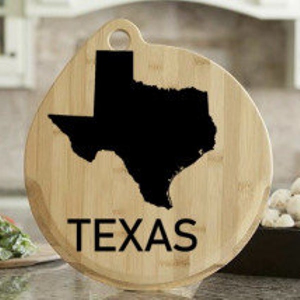 Texas State, USA Texan, Bamboo Pizza Paddle Board