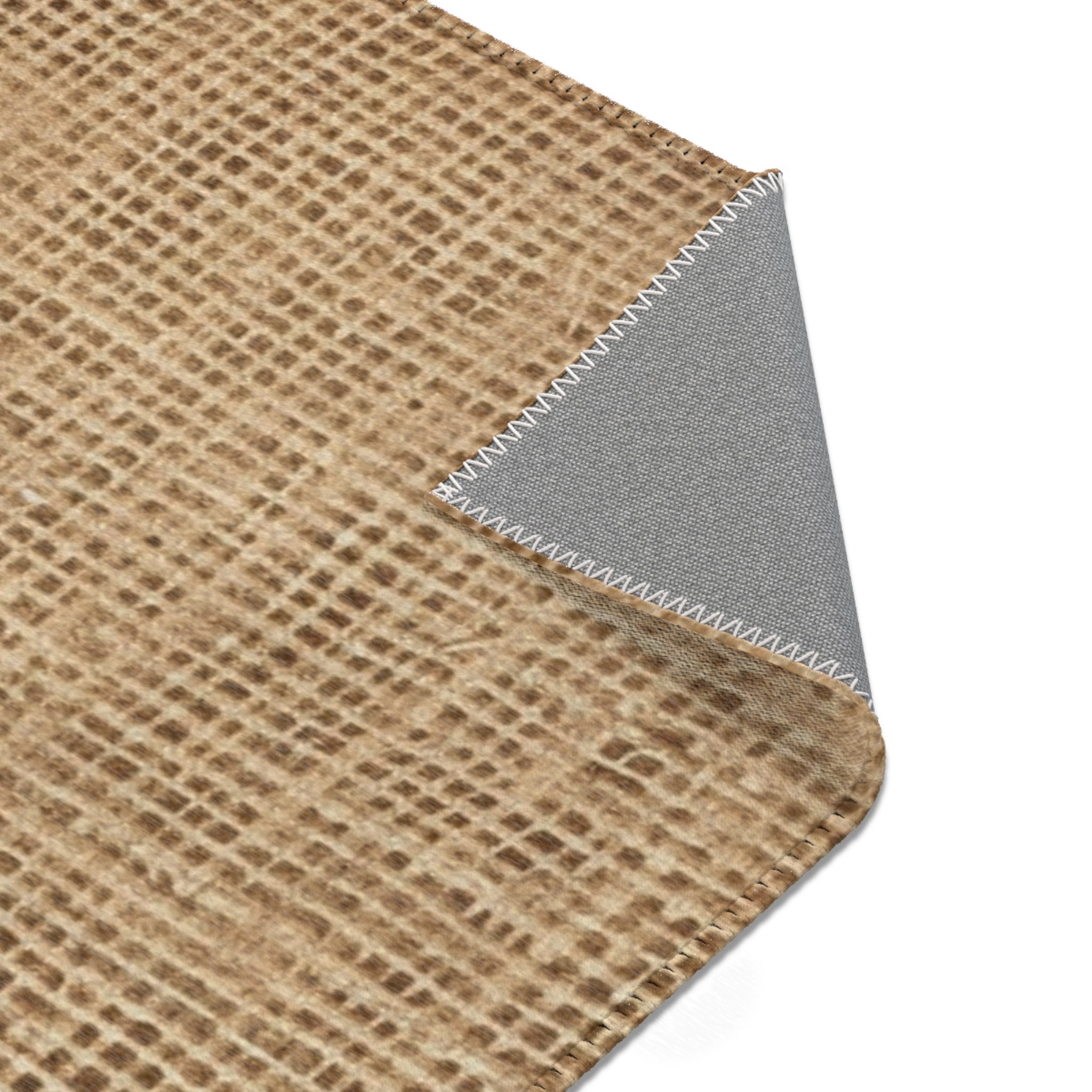 Burlp Rug Burlap Fabric Faux Graphic, Area Rugs - Etsy