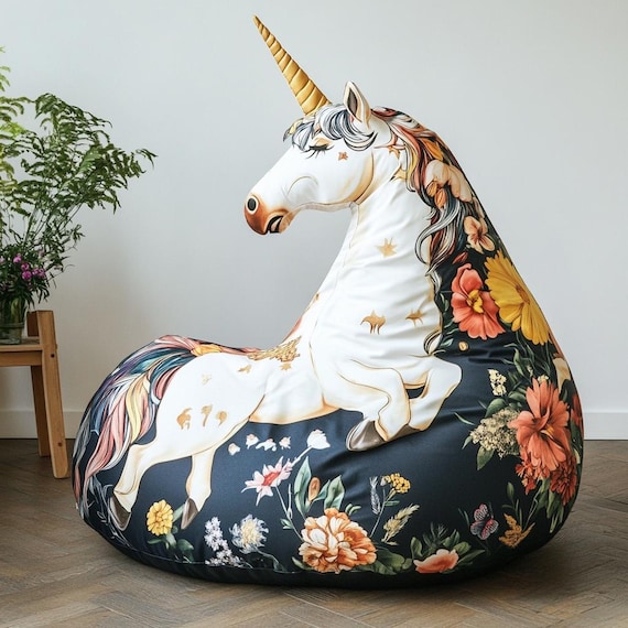 Unicorn pillow chair hotsell