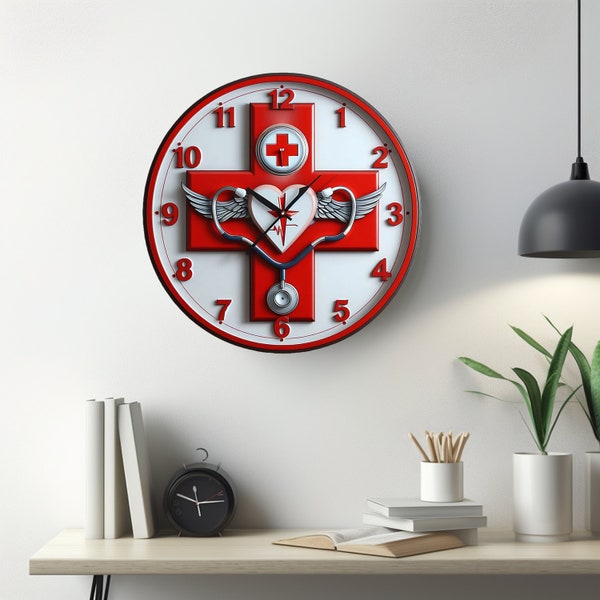 Nurse Wall Clock Etsy