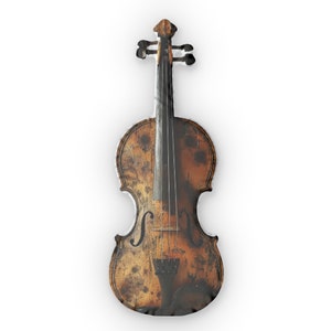 violon vintage, coussins en forme image 1