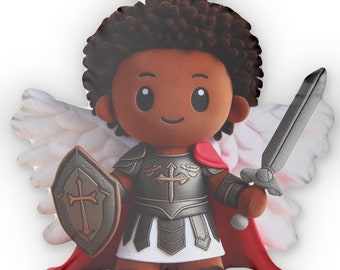 Saint Michael Plush Shaped Pillow