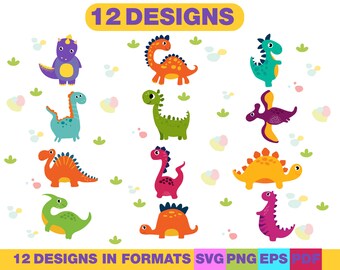 Download Free Cute Dinosaur Svg Etsy SVG Cut Files
