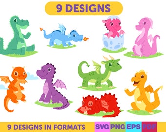 Download Baby Dragon Clipart Etsy