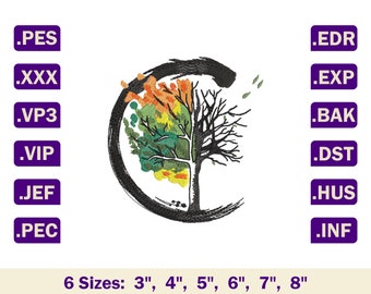 Watercolor tree machine embroidery designs, Tree of life machine embroidery designs, Tree of life embroidery design