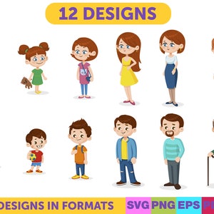 Family svg,People generation svg,Grandpa svg,Grandma svg,Dad svg,Papa svg,Mother svg,Father svg,Kids svg,Baby girl svg,Baby boy svg,Mom svg