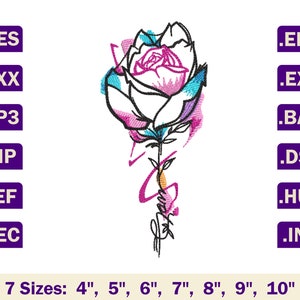 Rose machine embroidery designs,Rose embroidery designs,Rose pattern,Rose digital,Flowers machine embroidery designs,Flowers download