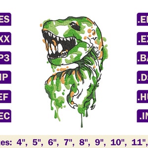 Machine embroidery designs dinosaur,Dinosaur embroidery pattern,Dinosaur embroidery file,Dino embroidery designs,Embroidery designs for kids