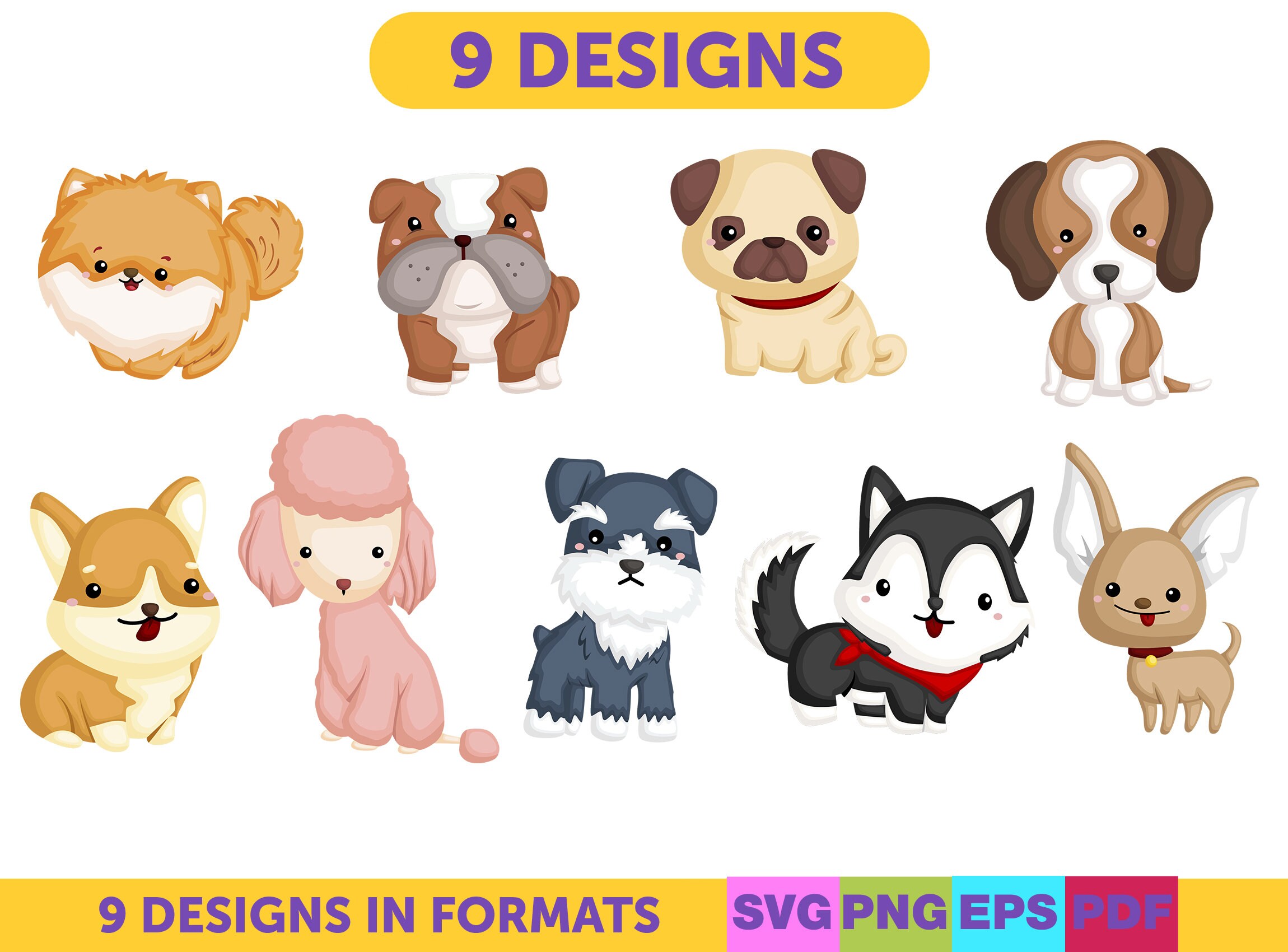 Download Dog Svgpuppy Svgpet Svgpuppies Svgpuppy Clipartdog Etsy