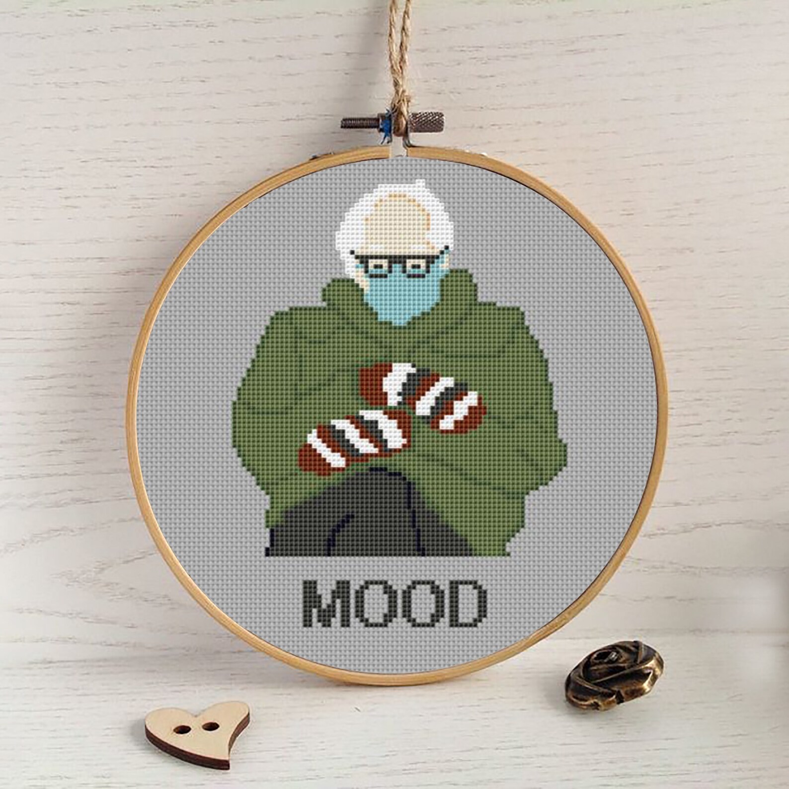 Bernie sanders cross stitch nwcvq embroidery meme  etsy Bernie sanders cross stitch nwcvq embroidery meme  etsy