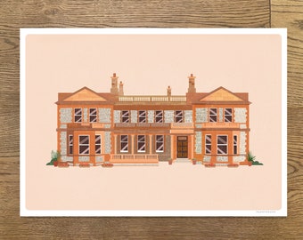 Cultra Manor Print – Ulster Folk Museum Wedding Venue Art