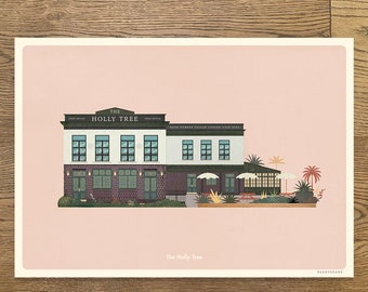 Holly Tree Pub Print – Forest Gate East London Wall Art