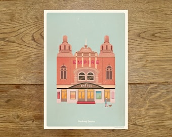Hackney Empire Print – East London Theatre, Fine Art Paper