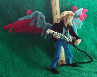 Rock n Roll Grunge USA seller Custom Minifigure Kurt Cobain