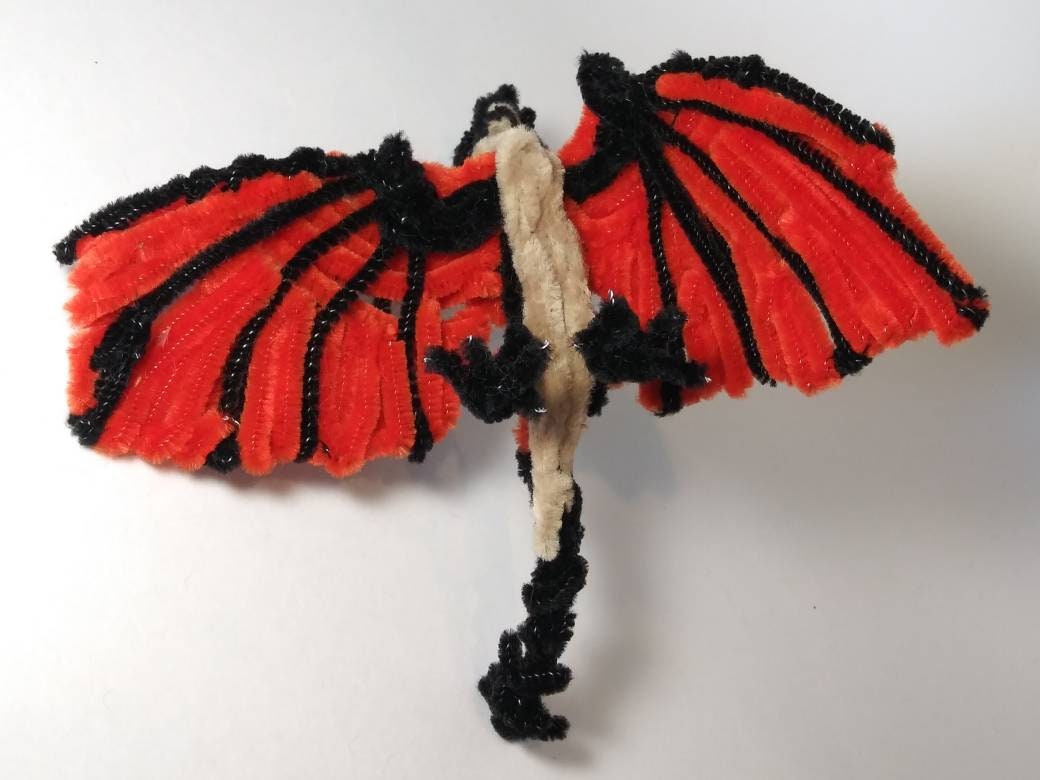 Pipe Cleaner Poseable Baby Dragon Figure Etsy