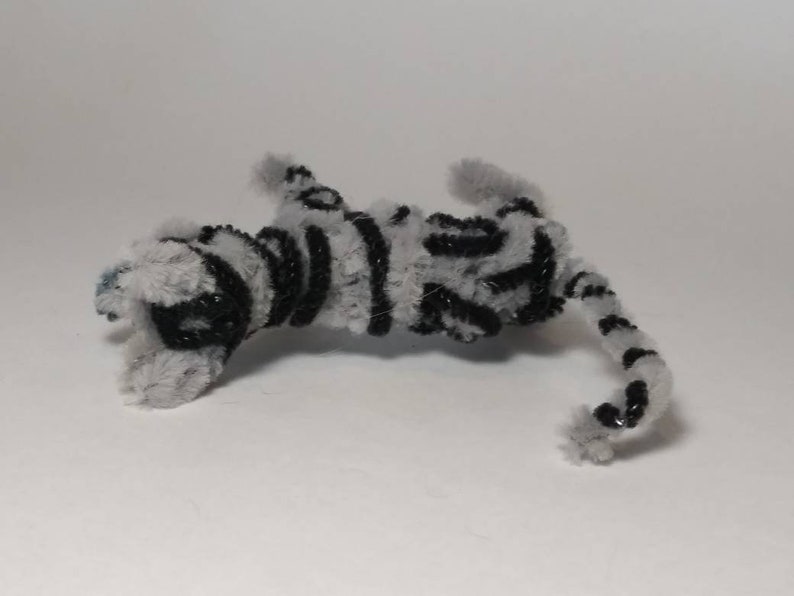 Pipe Cleaner Poseable Small Cat figure Etsy