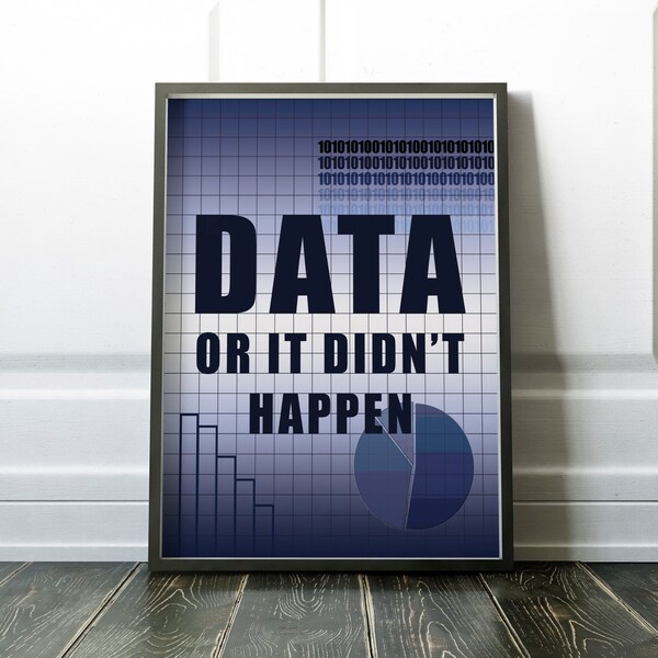 Statistics Poster - Etsy
