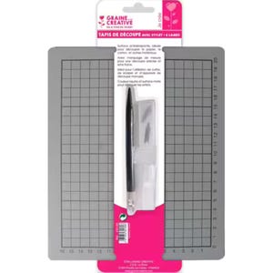 Tapis de découpe et lame 16*20 cm