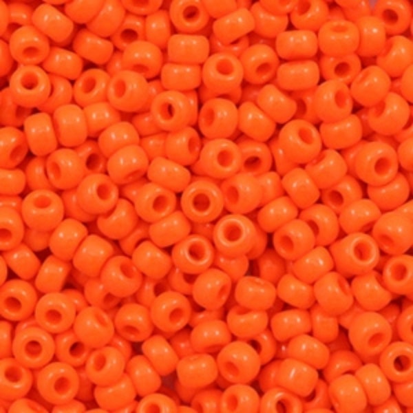 Miyuki rocailles 8/0 opaque orange *8 g-Perles pour tissage-Peyote ou Brickstitch