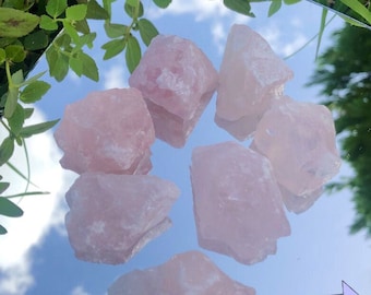Rough Rose Quartz - A grade