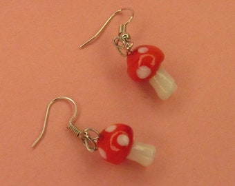 Pendientes lindos de setas