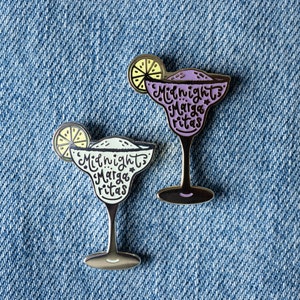 Midnight Margaritas - Practical Magic / Margarita Hard Enamel Pin Badge / Halloween Enamel Pin