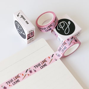 Prawdziwa zbrodnia zamiast prawdziwej miłości Washi Tape - Halloween Washi Tape