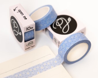 Daisy Washi - Periwinkle Washi Tape