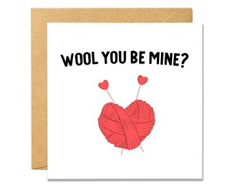 Wool You Be Mine - Valentine's Day Card