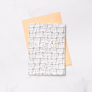 Meow - Carte-notes foiled d’or de luxe