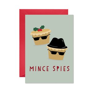 Cartão De Natal Mince Spies Mince Pies