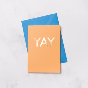 Yay - 高級金箔押しノートカード