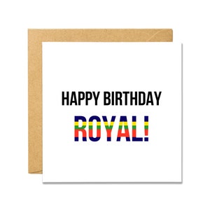 Gelukkige Verjaardag Royal