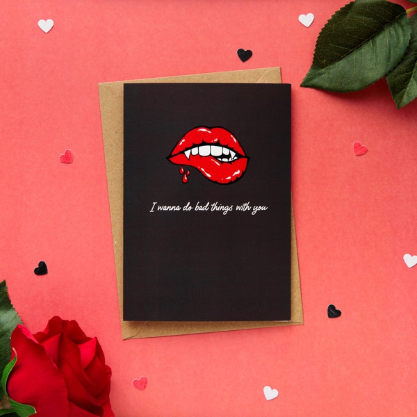 I Wanna Do Bad Things With You - True Blood Valentine's Day Card