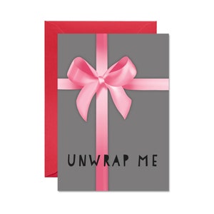Unwrap Me Weihnachtsgeschenk Weihnachtskarte