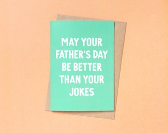 Dad Jokes - Cheeky Father's Day Card