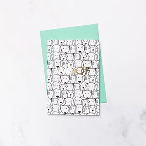 Woof - Luxe Goud Verijdelde Notecard