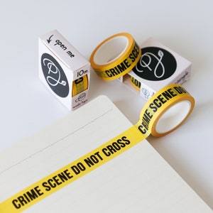 Crime Scene Washi Tape - Halloween Washi Tape