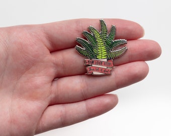 Cómo perder a un chico en 10 días / insignia de pasador de esmalte duro - Rom Com esmalte la solapa Pin / Love Fern Esmalte Pin