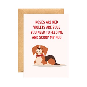 Scoop My Poop Dog - Grappige Valentijnskaart