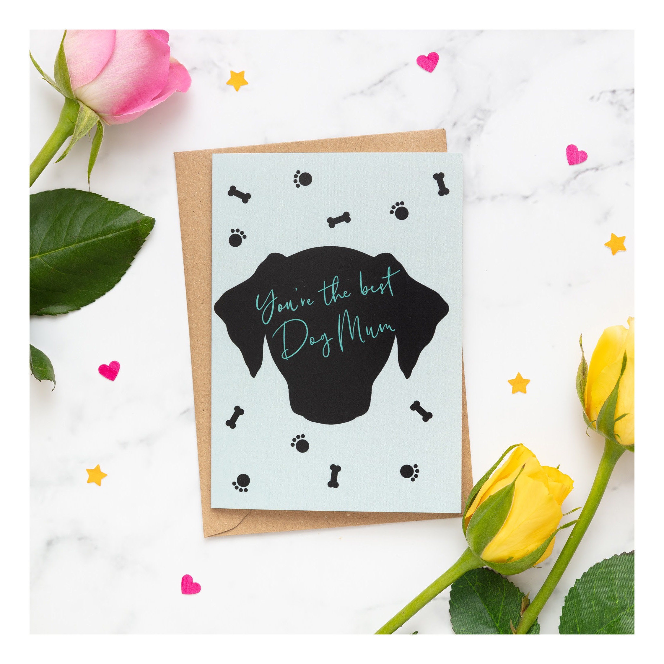 You're the Best Dog Mum - Mother's Day Card - Etsy Australia