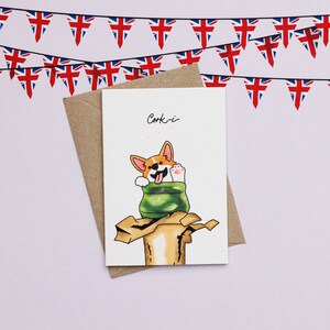 Cork-i / Corgi Jubilee - Carte de notes texturée de luxe